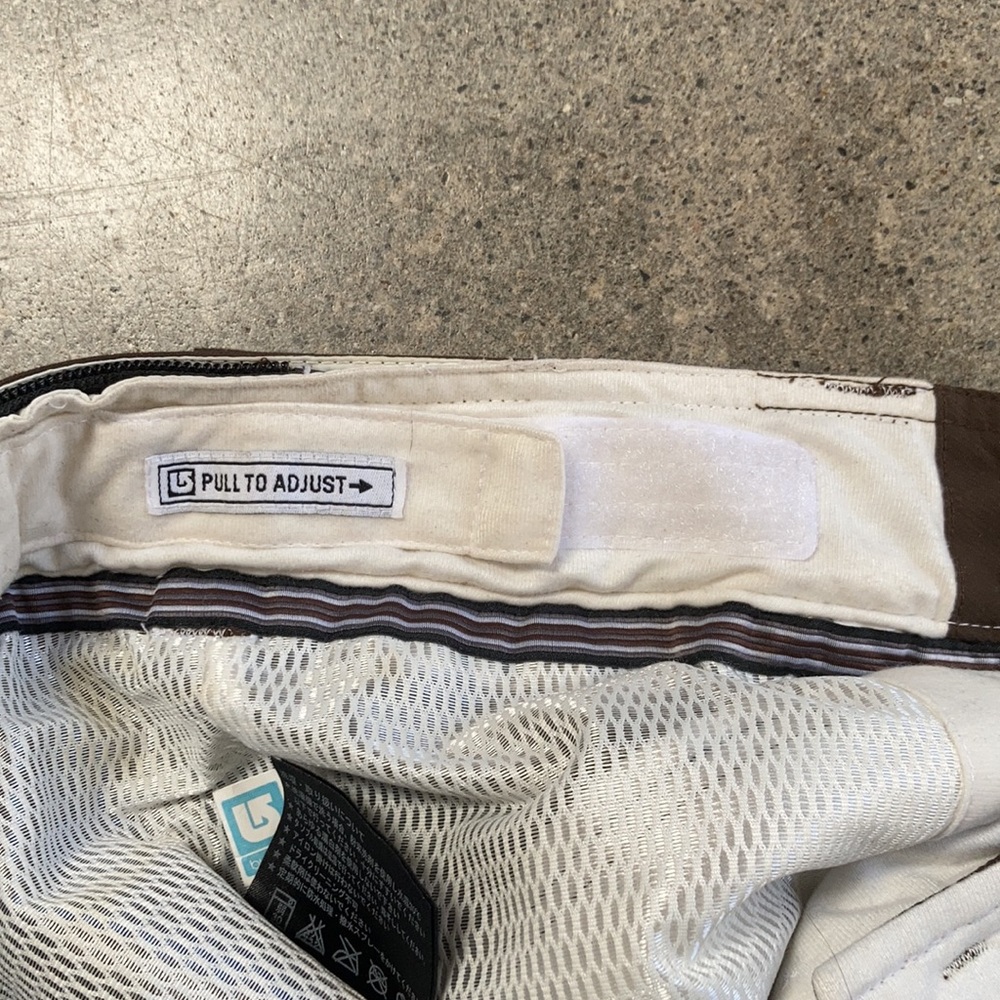 Burton Dry Ride White Collection Snowboarding Shell Pants - Picture 10 of 16